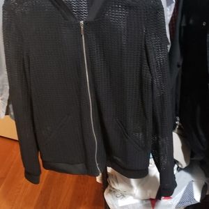 Zara black bomber jacket size medium